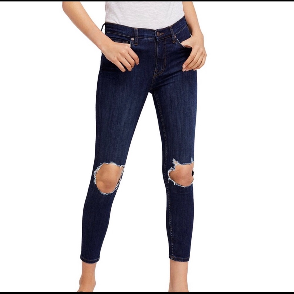 Free People Busted Skinny Jeans